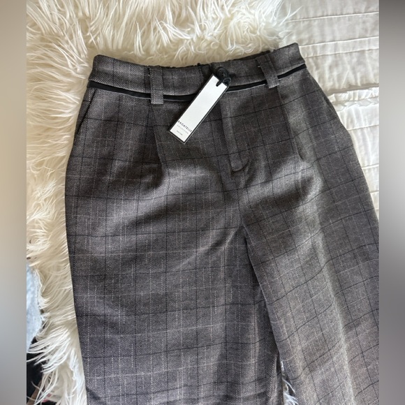 Bagatelle Brown Plaid Women's Pants Size 6 - Picture 2 of 7